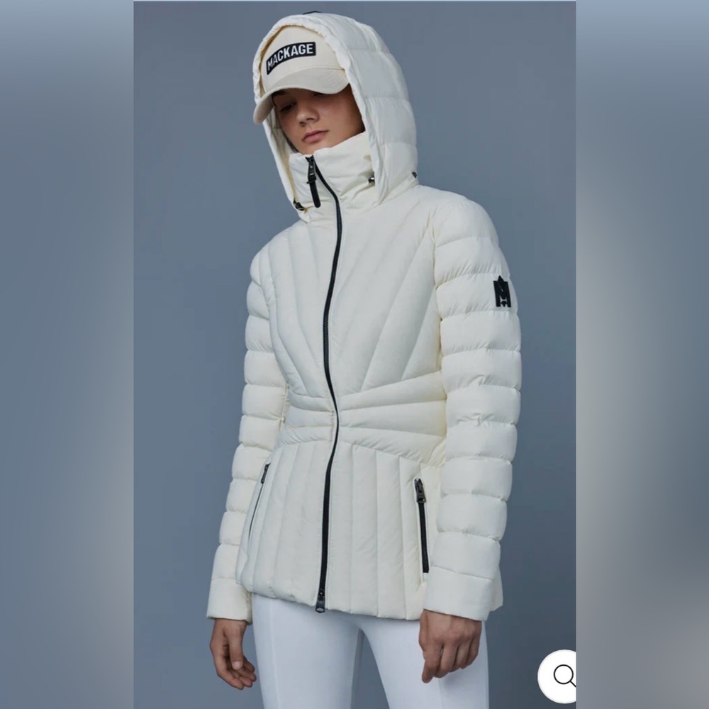 Mackage Alissa down jacket in cream
